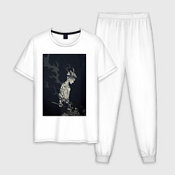 Мужская пижама Чёрный клевер Аста антимаг