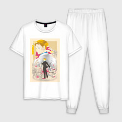 Мужская пижама Магическая битва Кэнто Нанами офисный рабочий