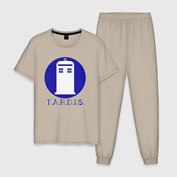 Мужская пижама Blue tardis