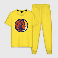 Мужская пижама Воин индеец