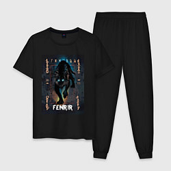 Мужская пижама Fenrir black vinyl