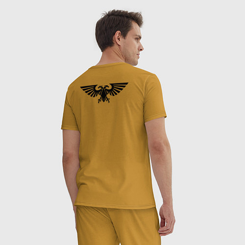 Мужская пижама Imperial fists Warhammer 40k / Горчичный – фото 4