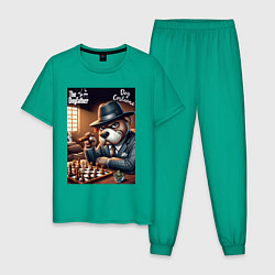 Мужская пижама Партия в шахматы с крёстным отцом