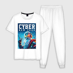Мужская пижама Cyber new year - Santa Claus
