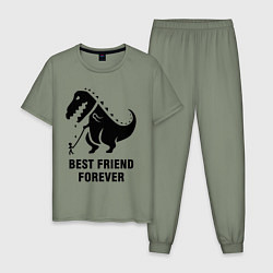 Мужская пижама Godzilla best friend