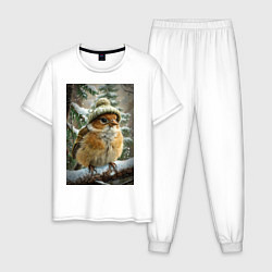 Мужская пижама Воробей в шапке