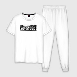 Мужская пижама Внедорожник, велосипед и тропы