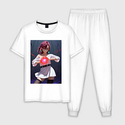 Мужская пижама Дандадан: Момо фаербол