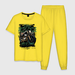 Мужская пижама Кастом мотоцикл