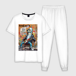 Мужская пижама Гитарист Бендер - тяжёлый рок