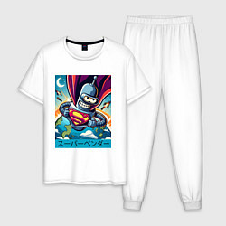 Мужская пижама Полёт Супер Бендера - коллаба