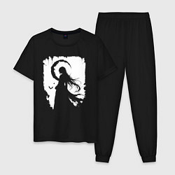 Мужская пижама Девушка гот аниме