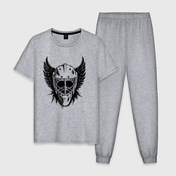 Мужская пижама Крылатая хоккейная маска
