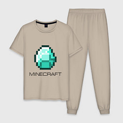 Мужская пижама Minecraft Diamond