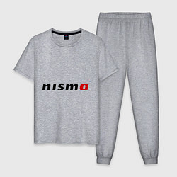 Пижама хлопковая мужская Nismo, цвет: меланж