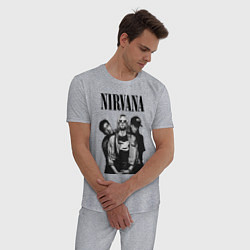 Пижама хлопковая мужская Nirvana Group, цвет: меланж — фото 2