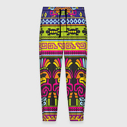 Брюки на резинке мужские Мексика, цвет: 3D-принт