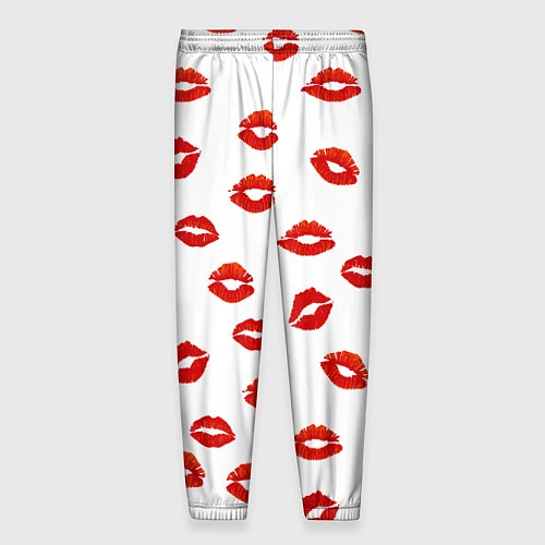 Мужские брюки Поцелуйчики / 3D-принт – фото 2