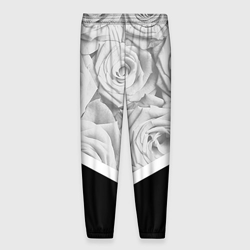 Мужские брюки Розы / 3D-принт – фото 2