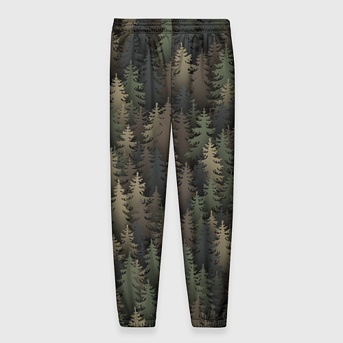 Мужские брюки Лесной камуфляж / 3D-принт – фото 2