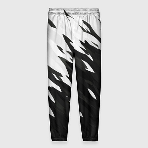 Мужские брюки Black & white / 3D-принт – фото 2
