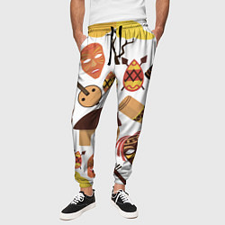 Брюки на резинке мужские Гамбия, цвет: 3D-принт — фото 2