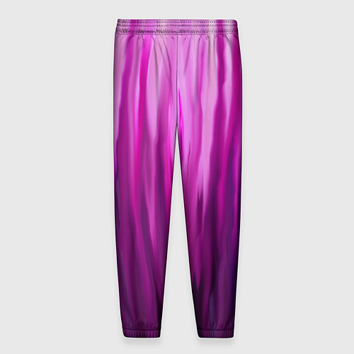Мужские брюки Фиолетово-черные краски / 3D-принт – фото 2