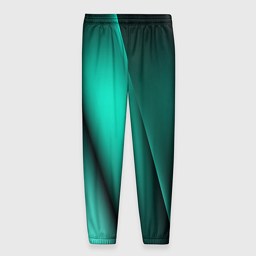 Мужские брюки Emerald lines / 3D-принт – фото 2