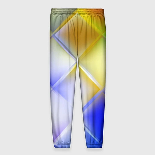 Мужские брюки Colorful squares / 3D-принт – фото 2