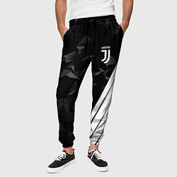 Брюки на резинке мужские FC Juventus: Abstract, цвет: 3D-принт — фото 2