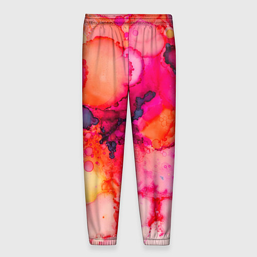 Мужские брюки Весенние краски / 3D-принт – фото 2