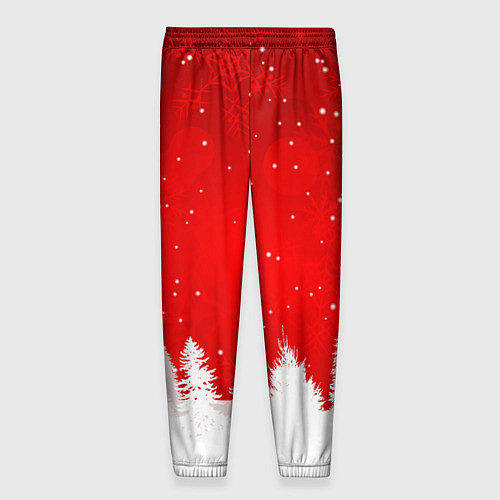 Мужские брюки Christmas pattern / 3D-принт – фото 2