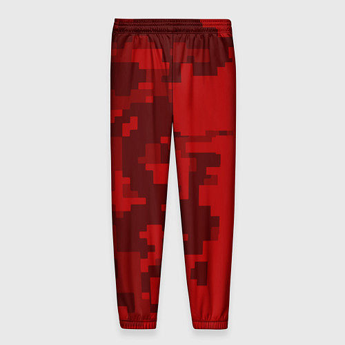 Мужские брюки ROBLOX: Red Camo / 3D-принт – фото 2
