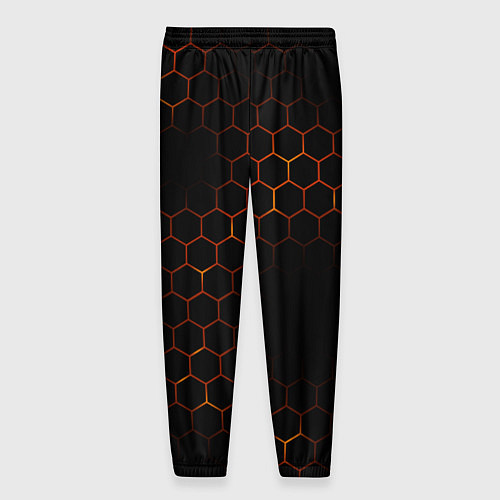 Мужские брюки Apex Legends: Orange Carbon / 3D-принт – фото 2