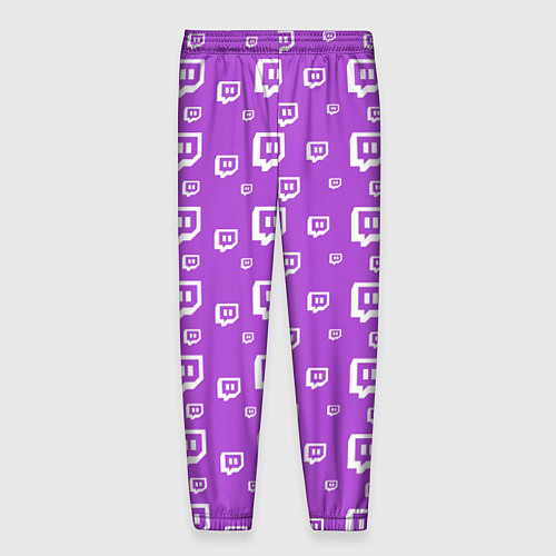 Мужские брюки Twitch: Violet Pattern / 3D-принт – фото 2