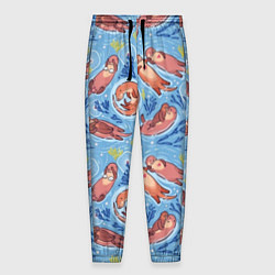 Мужские брюки Весёлые дружные выдры