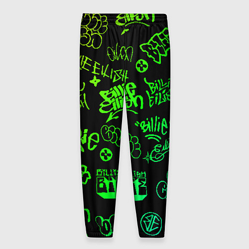 Мужские брюки BILLIE EILISH: Grunge Graffiti / 3D-принт – фото 2