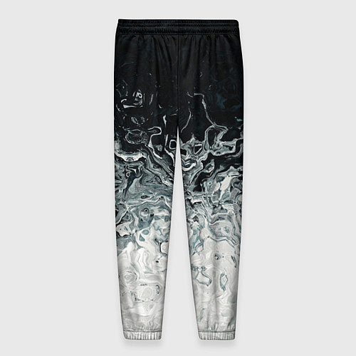 Мужские брюки Вода абстракция / 3D-принт – фото 2