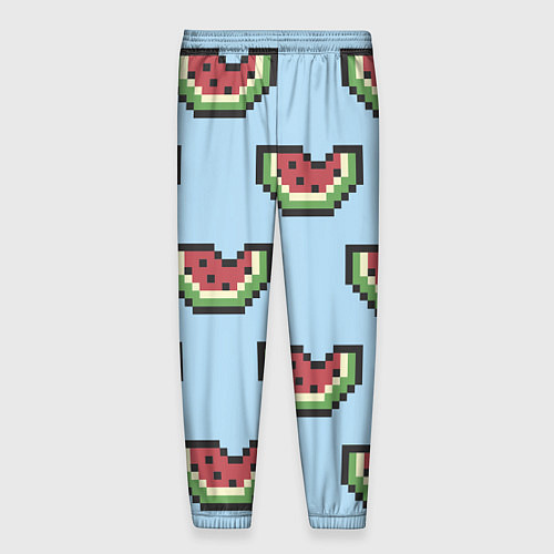 Мужские брюки Пиксельный арбуз / 3D-принт – фото 2