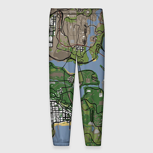 Мужские брюки San andreas / 3D-принт – фото 2