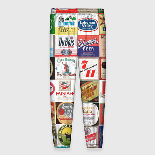 Мужские брюки Пиво / 3D-принт – фото 2