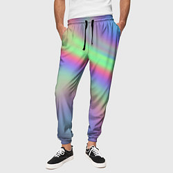 Брюки на резинке мужские Gradient vinyl, цвет: 3D-принт — фото 2
