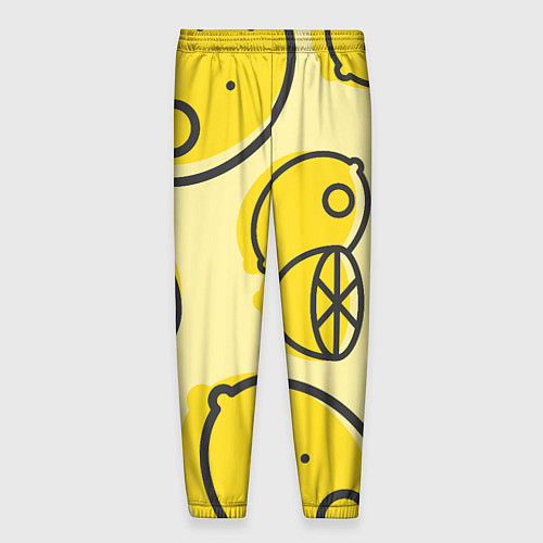 Мужские брюки Лимончики / 3D-принт – фото 2