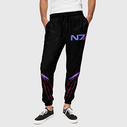 Брюки на резинке мужские N7 Neon Style, цвет: 3D-принт — фото 2