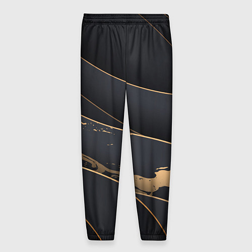 Мужские брюки Black gold / 3D-принт – фото 2