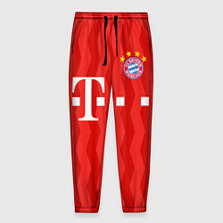 Брюки на резинке мужские FC Bayern Munchen униформа, цвет: 3D-принт