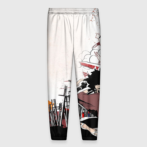 Мужские брюки Афросамурай аниме / 3D-принт – фото 2