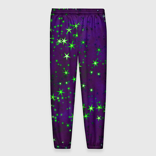 Мужские брюки Звездное небо арт / 3D-принт – фото 2