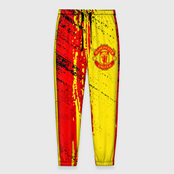 Брюки на резинке мужские Manchester United Дьяволы, цвет: 3D-принт