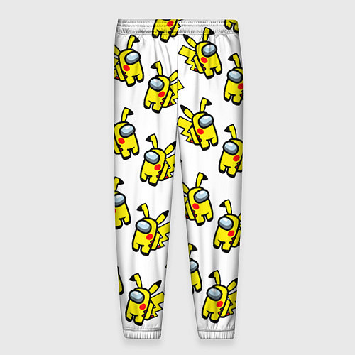 Мужские брюки Among us Pikachu / 3D-принт – фото 2